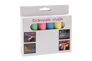 6-piece set sidewalk chalk "Street"