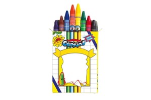 8-piece set wax crayons "Imagine"