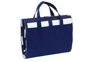 Beach mat "Marina" with inflatable cushion as bag