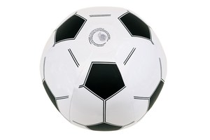 Inflatable ball "Go for goal" with football design, 18" deflated