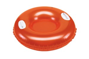 Inflatable swimming ring "On the beach" with 2 elastic handles