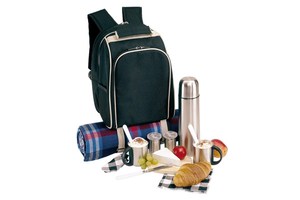 Picnic backpack "Coffee" for 2 people, without picnic blanket