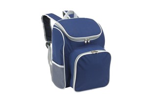 Picnic backpack "Outside" for 2 people, with an insulated main pocket, front pocket with plastic handled cutlery