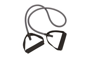 Expander "Stretch" for training your muscles, flexible elastic band with 2 rubber handles, packed in a gift box