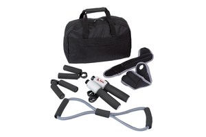 Gymnastics set "Active", 7 pieces, in zip fastening bag with Velcro carrying handle