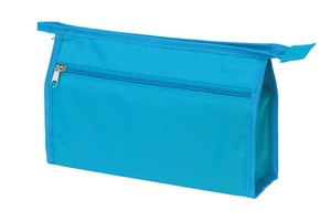 Toilet bag "Night & Day" with main zip pocket and front zip pocket