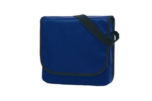 Shoulder bag "Clever" with heavy duty material, flap with a Velcro fastener