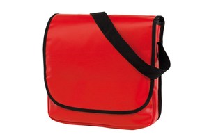 Shoulder bag "Clever" with heavy duty material, flap with a Velcro fastener