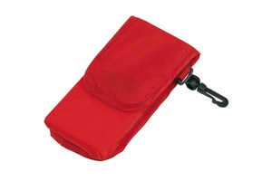 Shopping bag "Shoppy" with long handles and plastic eye to hang up the colour matching bag