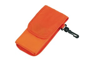 Shopping bag "Shoppy" with long handles and plastic eye to hang up the colour matching bag
