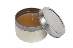Scented candles "Indian Summer" in metal box