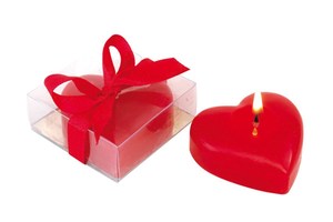 Candle "Sweetheart", heart shaped perfumed candle