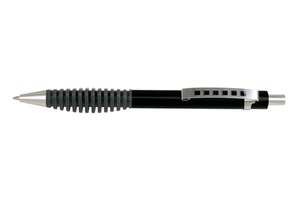 Aluminium ballpoint pen "Metal Touch" with a large metal refill, black ink