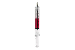 Ballpoint pen "Injection", blue refill