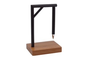 Pen holder "Gibbet" with magnetic ballpoint pen (black ink)