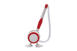 Pen holder "Leggy" standing on 2 feet, ballpoint pen (black ink)