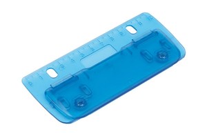 Mini punch "Page" with built-in ruler