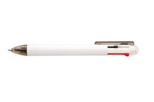 4 in 1 ballpoint pen "Fuerte" with lead and 3 ink refills - black, red and blue