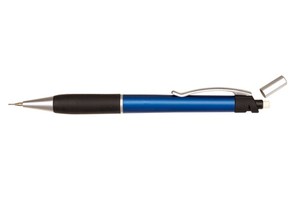 Mechanical pencil "Korfu" with a rubber-coated grip and integrated rubber