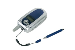 Ballpoint pen "Handy pen" with a loop and elastic band