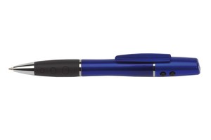 Laserpointer "Beam": with red laser, white LED light, with black ink