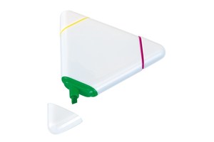Triangle highlighter "Mark it", 3 colours: pink, yellow, green