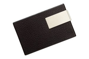 Business card holder "Cool cards" with S/S plate