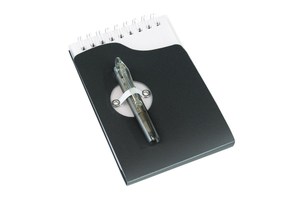 Notebook "Script" includes a colour-matching pen