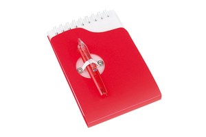 Notebook "Script" includes a colour-matching pen