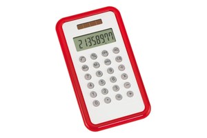 Calculator &quot;Border&quot; with aluminium front, 8 digit