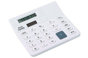 Mini desktop calculator "Corner", 8 digit