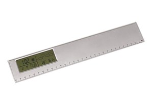 Ruler "Predict" with weather forecast, time and date display, temperature (in °C and °F)