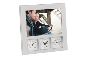 Photo frame "Show" with hygro-/thermometer and alarm clock for 1 photo ? 10x15cm