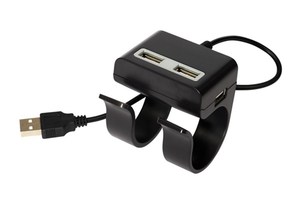 USB-Hub "Clip on": with 4 USB-ports