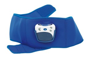 Fitness belt "Body Shaper" supports the abdominal muscles, with 5 training programmes