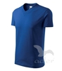 Tričko V-neck královská modrá 2XL