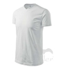 Tričko Heavy V-neck bílá 2XL