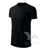 Tričko Heavy V-neck černá 2XL