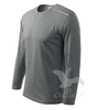 Long Sleeve triko unisex tmavě šedý melír 2XL