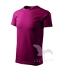 Tričko pánské Basic fuchsia red 2XL