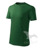 Tričko pánské Classic New lahvově zelená 2XL