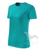 Tričko dámské Basic emerald 2XL