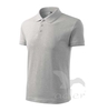 Polokošile pánská Pique Polo světle šedý melír 2XL