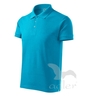 Polokošile pánská Cotton tyrkysová 2XL