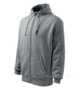 Malfini Mikina Hoodie gray melange/gray 2XL