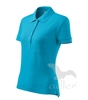 Polokošile dámská Cotton tyrkysová 2XL