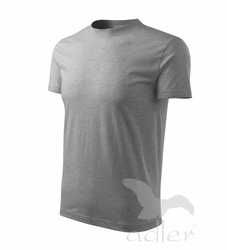 Tričko Classic tmavě šedý melír 2XL