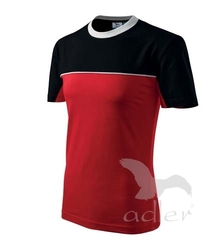 Tričko Colormix červená 2XL