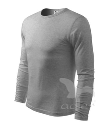 Triko pánské Fit-T Long Sleeve tmavě šedý melír 2X
