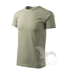 Tričko pánské Basic světlá khaki 3XL